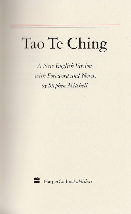 Tao Te Ching