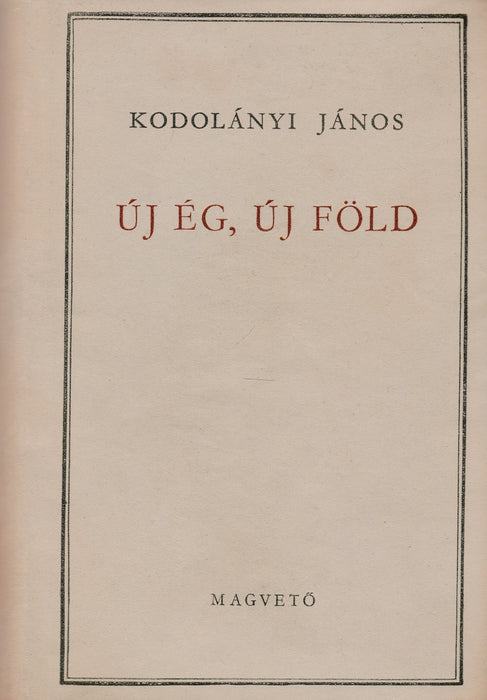 Új ég, új föld