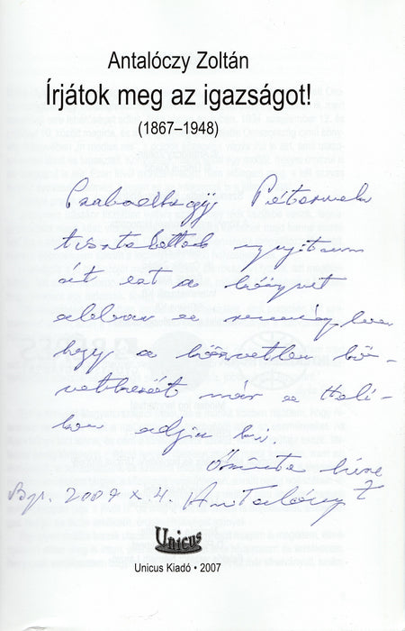 Írjátok meg az igazságot!