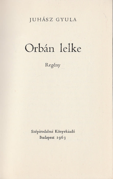 Orbán lelke