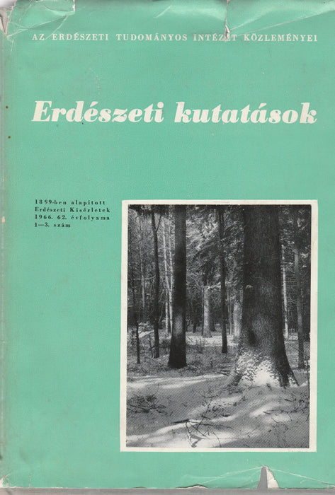 Erdészeti kutatások 1966. 1-3.