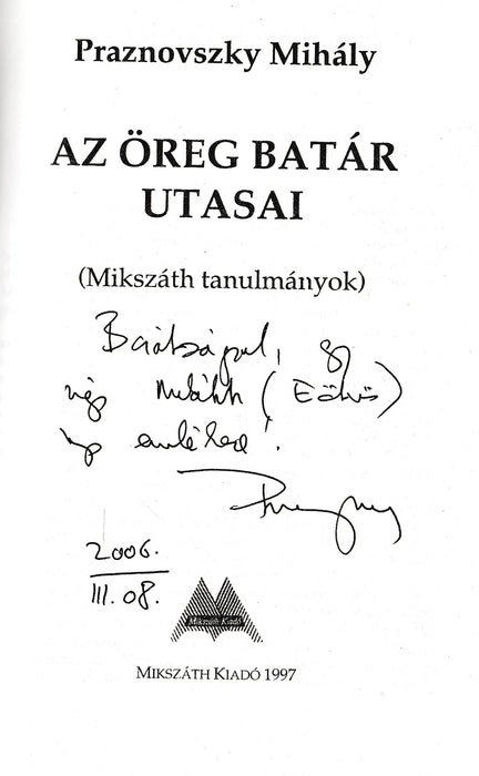 Az öreg batár utasai