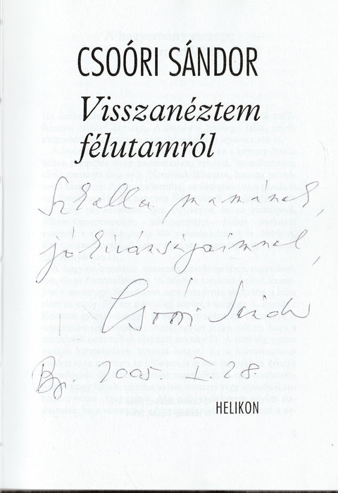 Visszanéztem félutamról