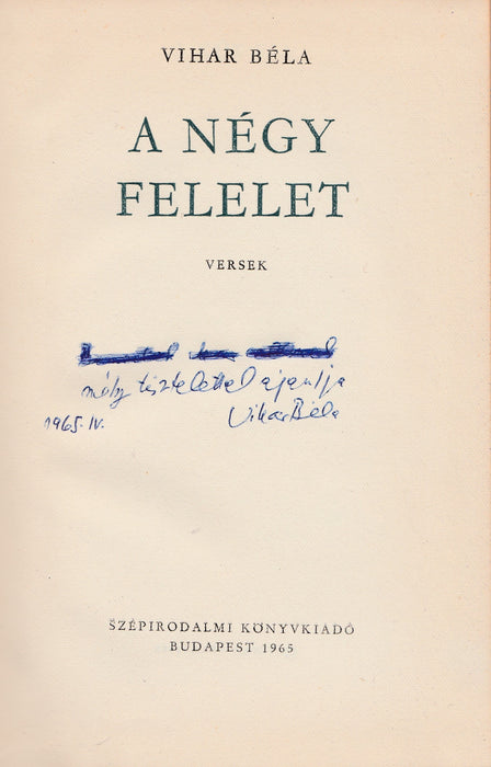A négy felelet