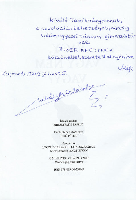 Vagy, vagy nem vagy?