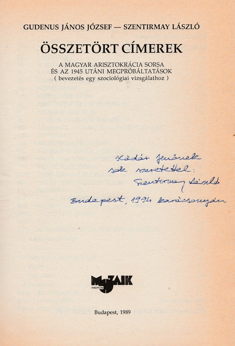 Összetört címerek