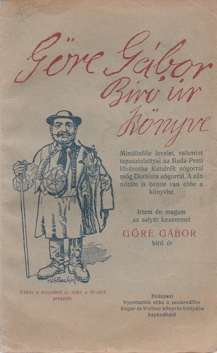 Göre Gábor Bíró úr könyve