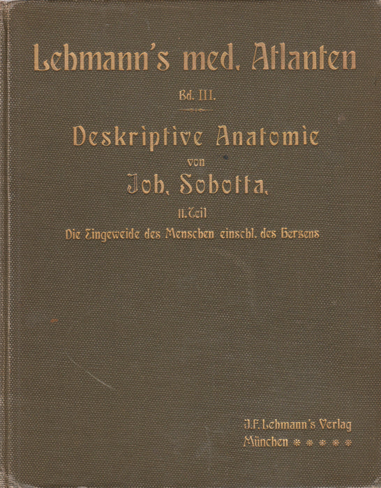 Atlas der deskriptiven Anatomie des Menschen II.