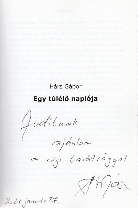 Egy túlélő naplója