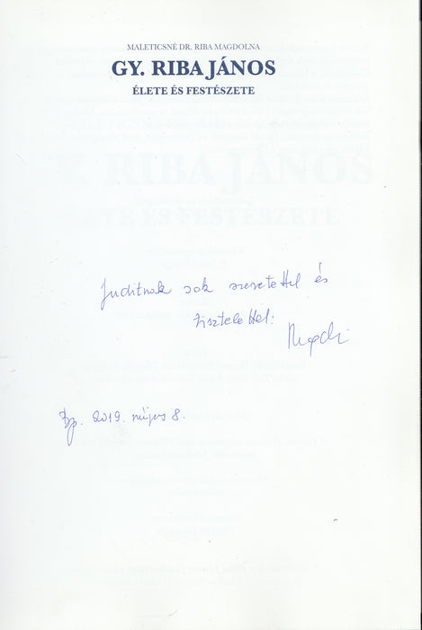 Gy. Riba János élete és festészete