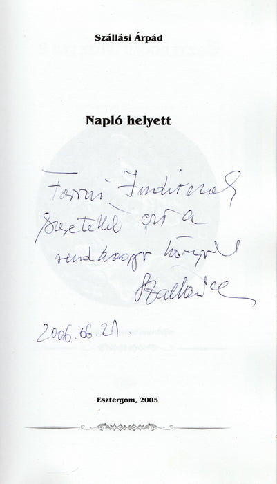 Napló helyett