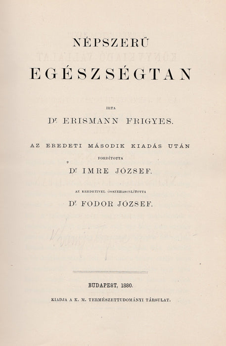 Népszerű egészségtan