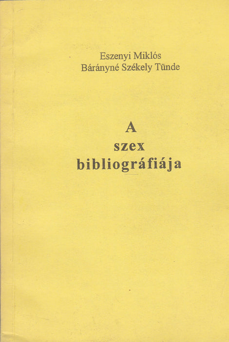 A szex bibliográfiája