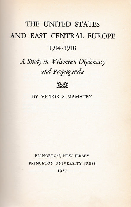 The United States and East Central Europe