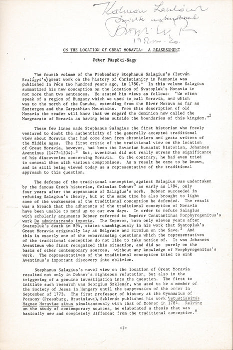 On the Location of Great Moravia: A Reassessment