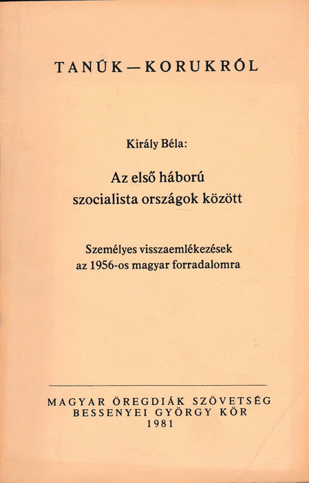 Az első háború szocialista országok között
