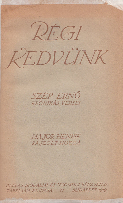Régi kedvünk