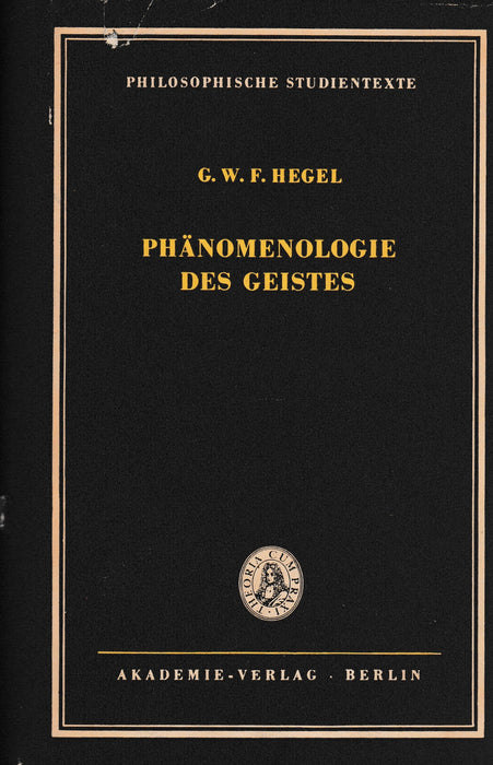 Phänomenologie des Geistes