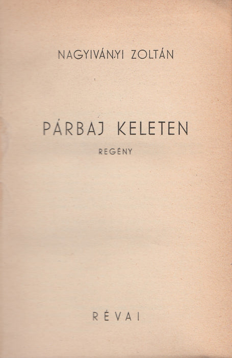 Párbaj keleten