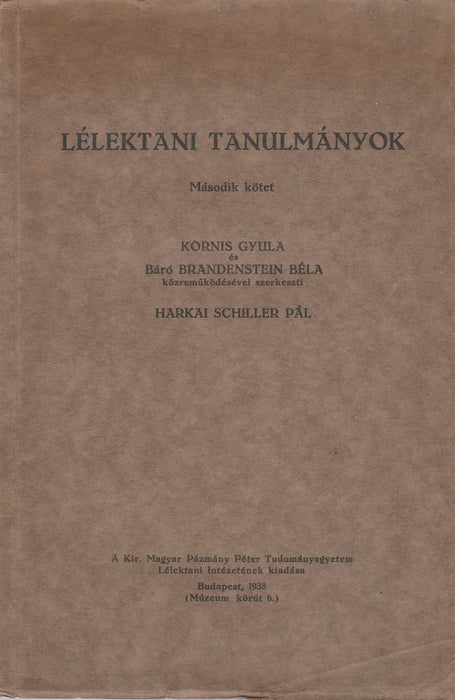 Lélektani tanulmányok II.