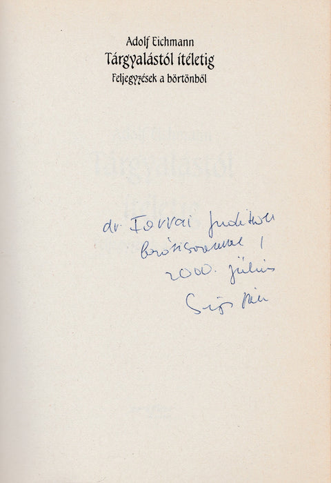 Tárgyalástól ítéletig