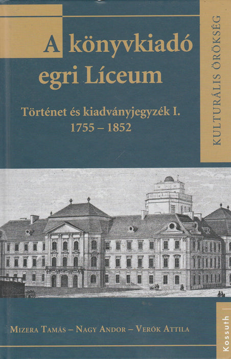 A könyvkiadó egri Líceum I-II.