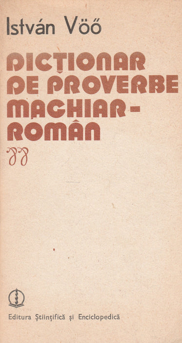 Dictionar de proverbe maghiar-roman