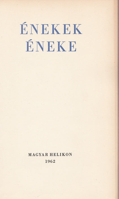 Énekek éneke