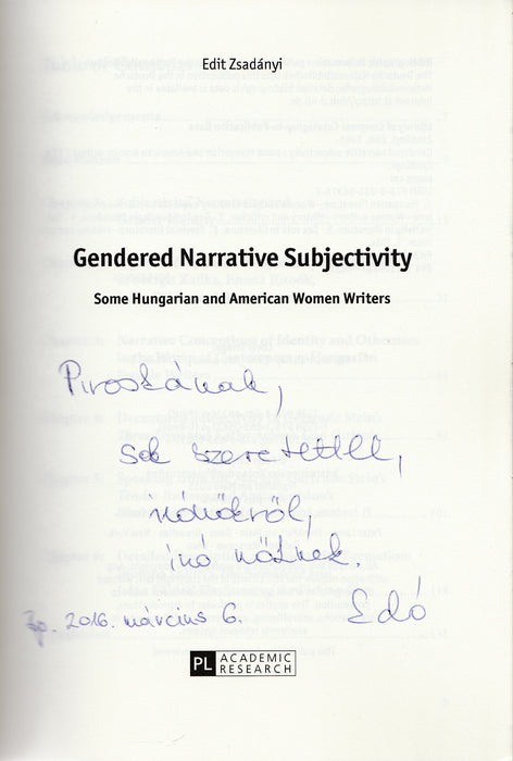 Gendered Narrative Subjectivity