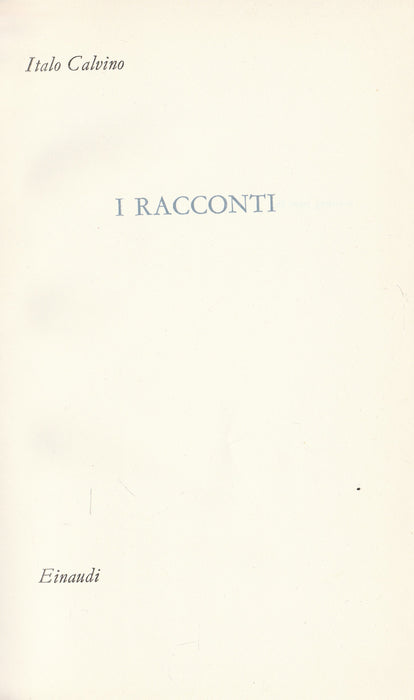 I racconti