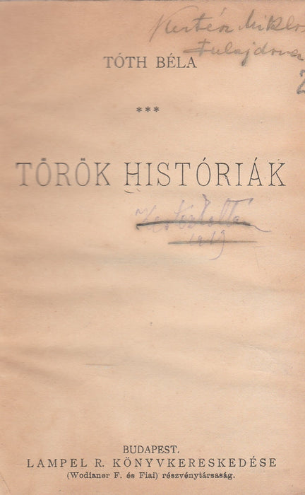 Török históriák