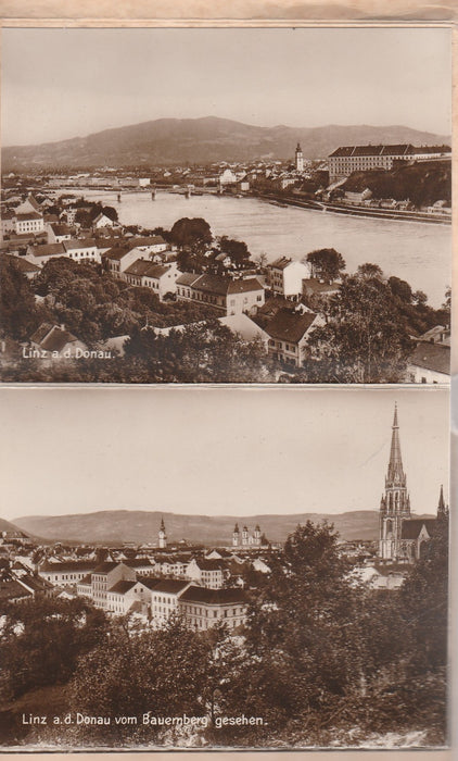 12 Photographien von Linz a. d. Donau