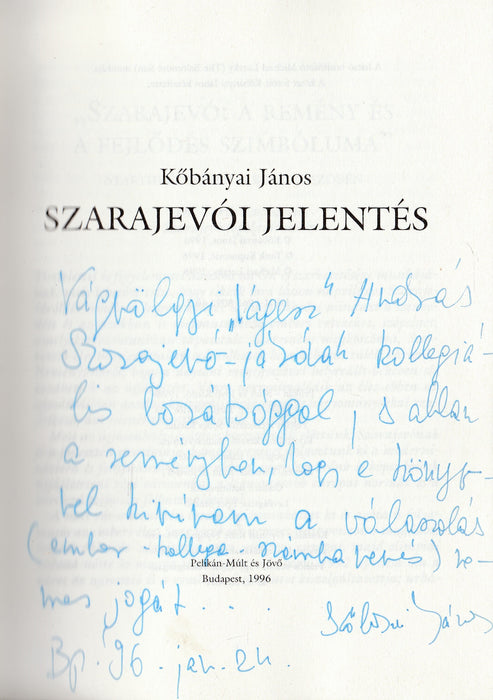 Szarajevói jelentés