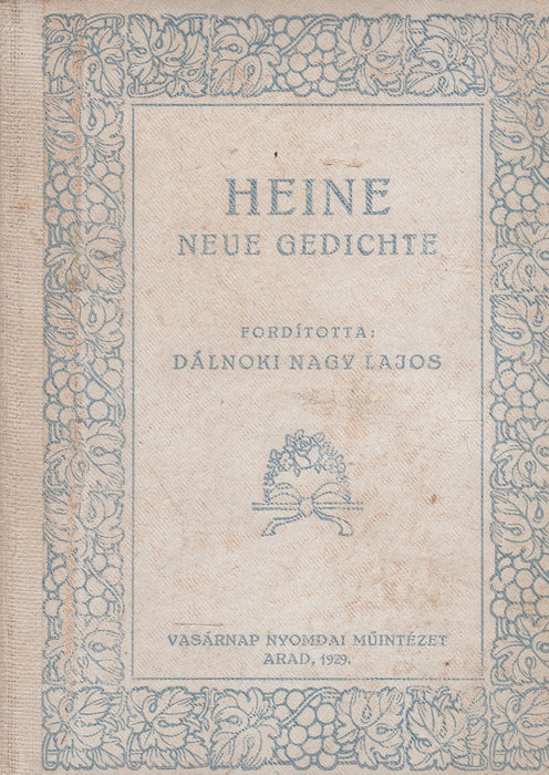 Heine neue Gedichte