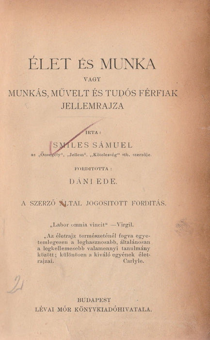 Élet és munka