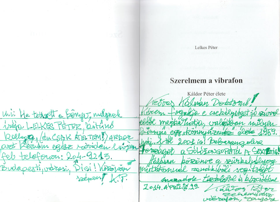 Szerelmem a vibrafon - Óbudai Díszpolgárok