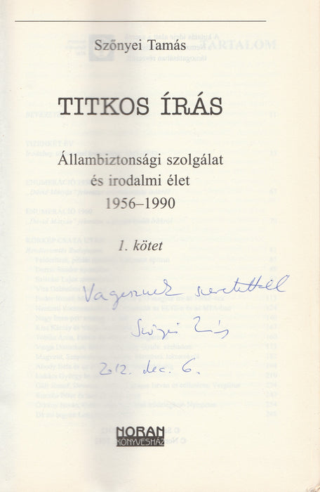 Titkos írás I-II.
