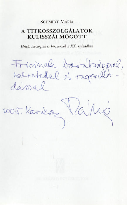 A titkosszolgálatok kulisszái mögött