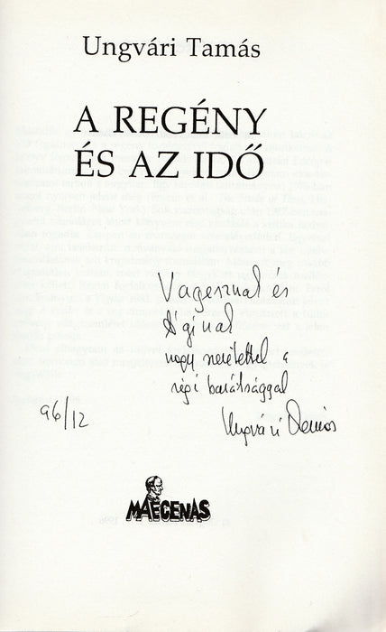 A regény és az idő