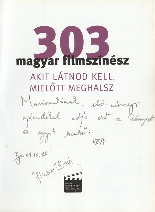 303 magyar filmszínész