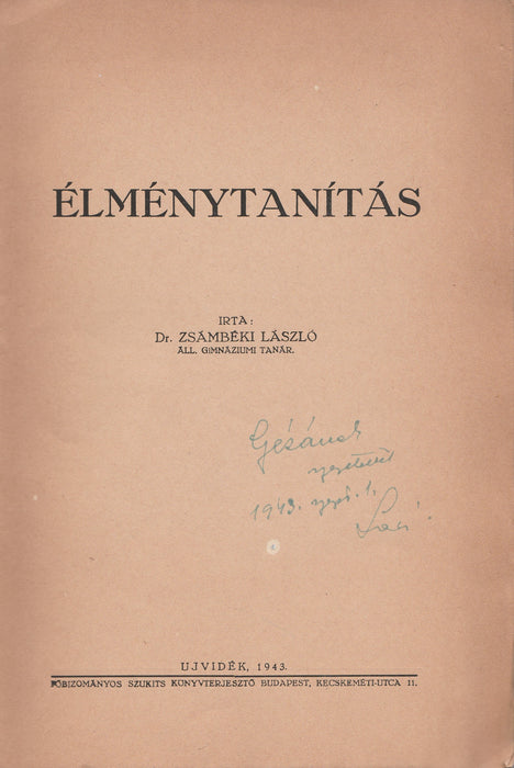Élménytanítás