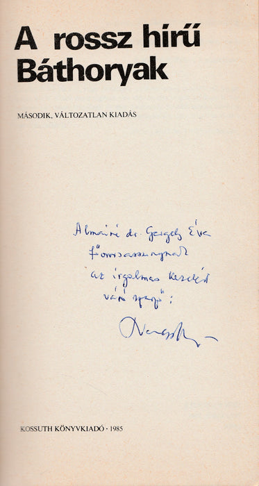 A rossz hírű Báthoryak