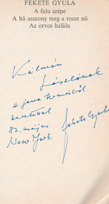 A falu szépe - A hű asszony meg a rossz nő - Az orvos halála