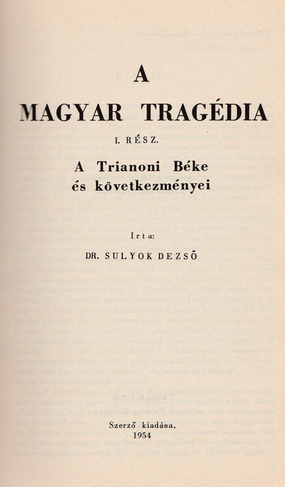A magyar tragédia I.