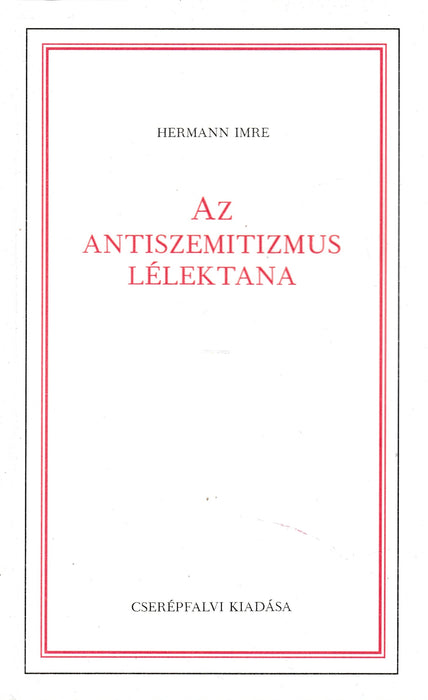Az antiszemitizmus lélektana