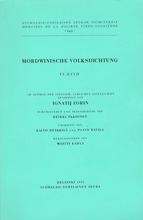 Mordwinishce Volksdichtung VI.