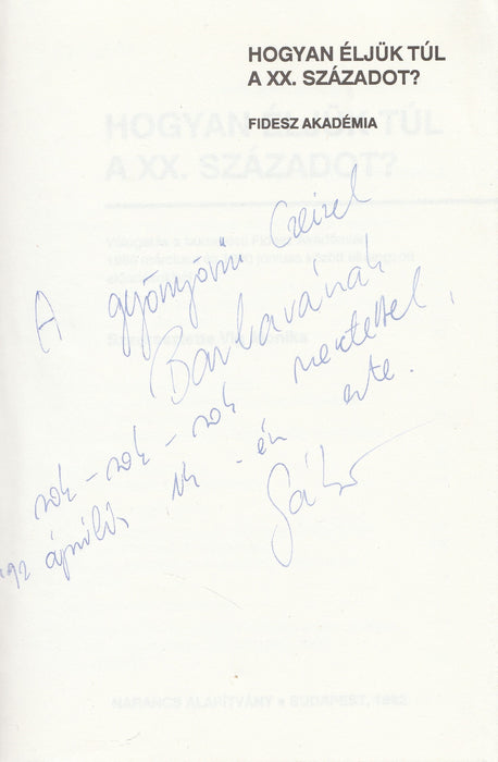 Hogyan éljük túl a XX. századot?