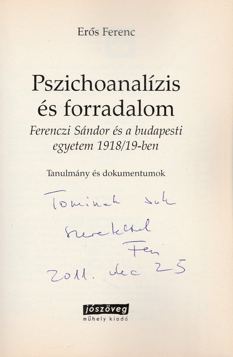 Pszichoanalízis és forradalom