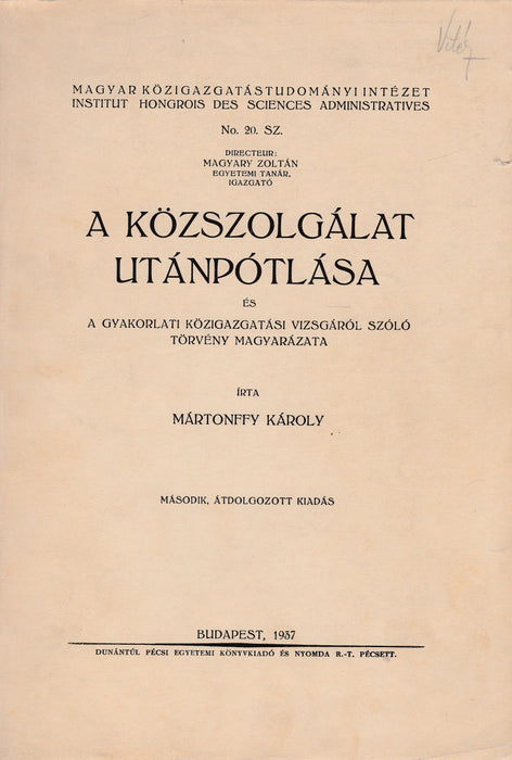 A közszolgálat utánpótlása