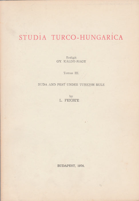 Studia Turco-Hungarica II.